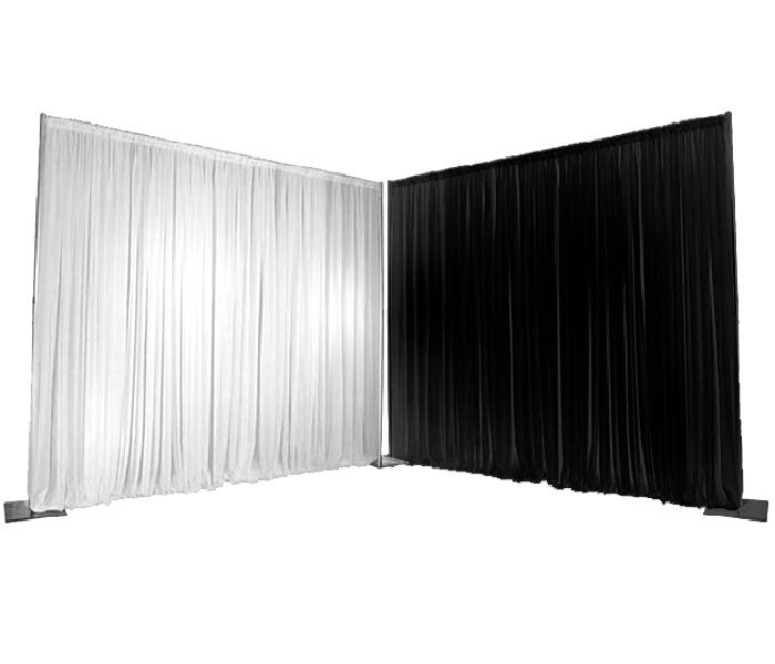 Pipe and Drape Backdrop Kit – 1 Panel (7–12 ft)