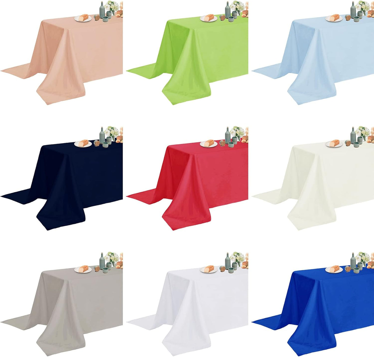 Polyester Tablecloth - Rectangle 90x156 Inch