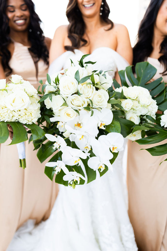 Sarah Tropical Wedding Bouquet - DGM Flowers  | Fort Lauderdale Florist