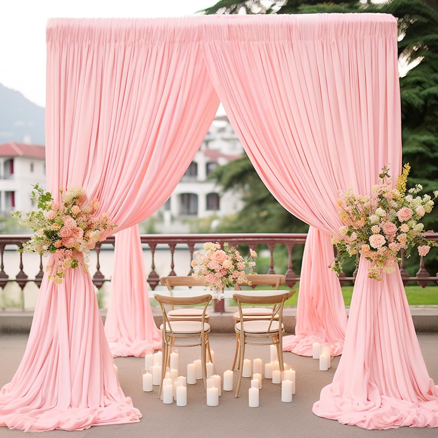 Pipe and Drape Backdrop Kit – 1 Panel (7–12 ft)