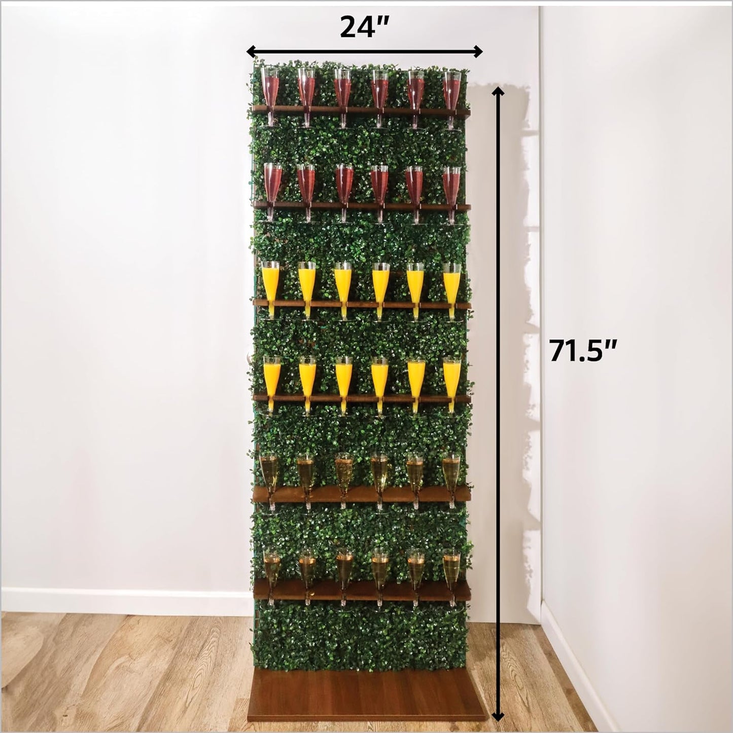 The Bubbly Bar Champagne Wall