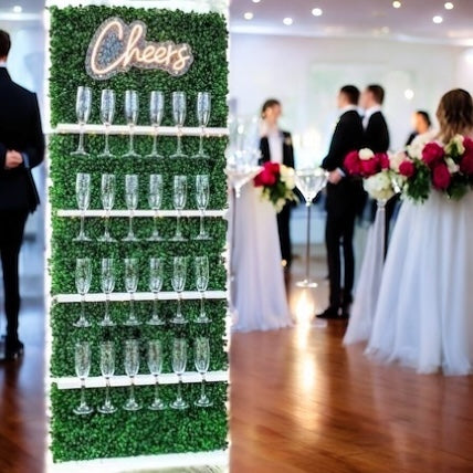 Boxwood Champagne Wall