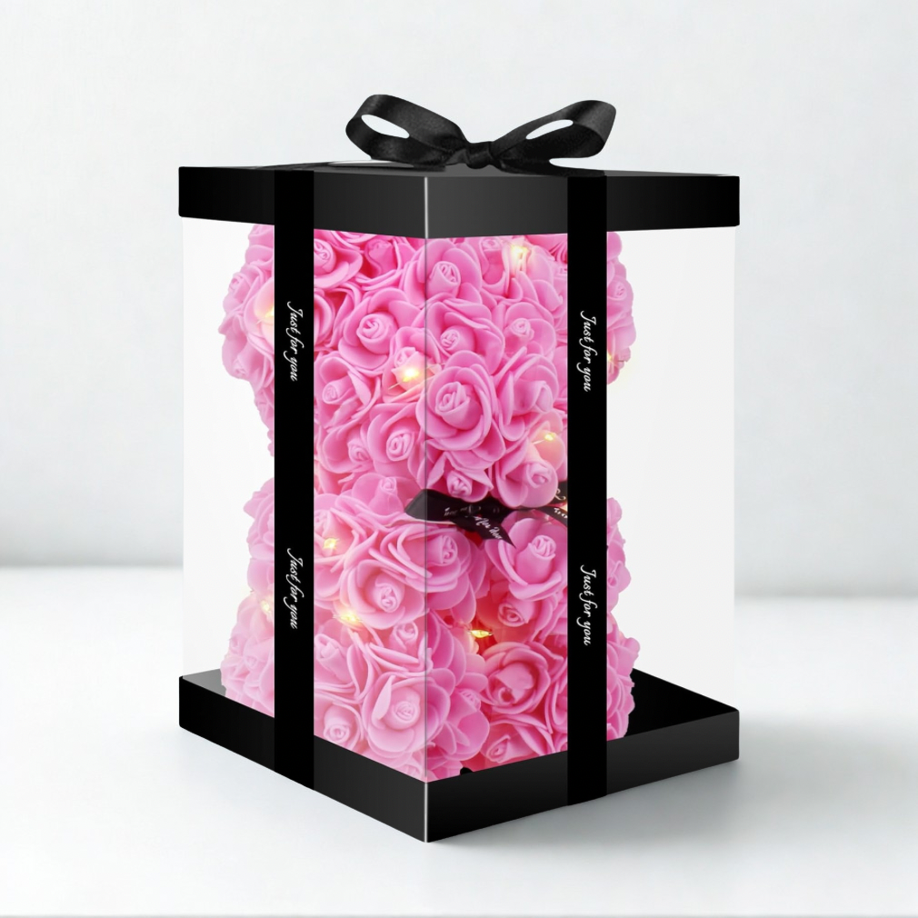 Forever Rose Teddy Bear - Pink