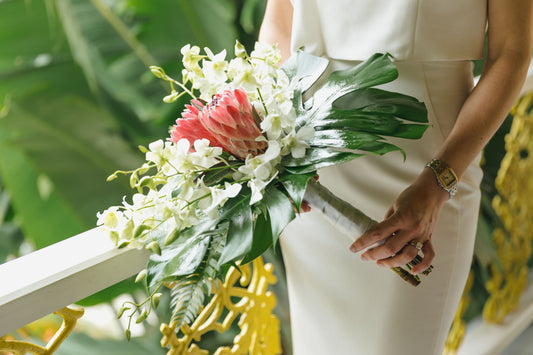 Whitney Tropical Wedding Bouquet - DGM Flowers  | Fort Lauderdale Florist