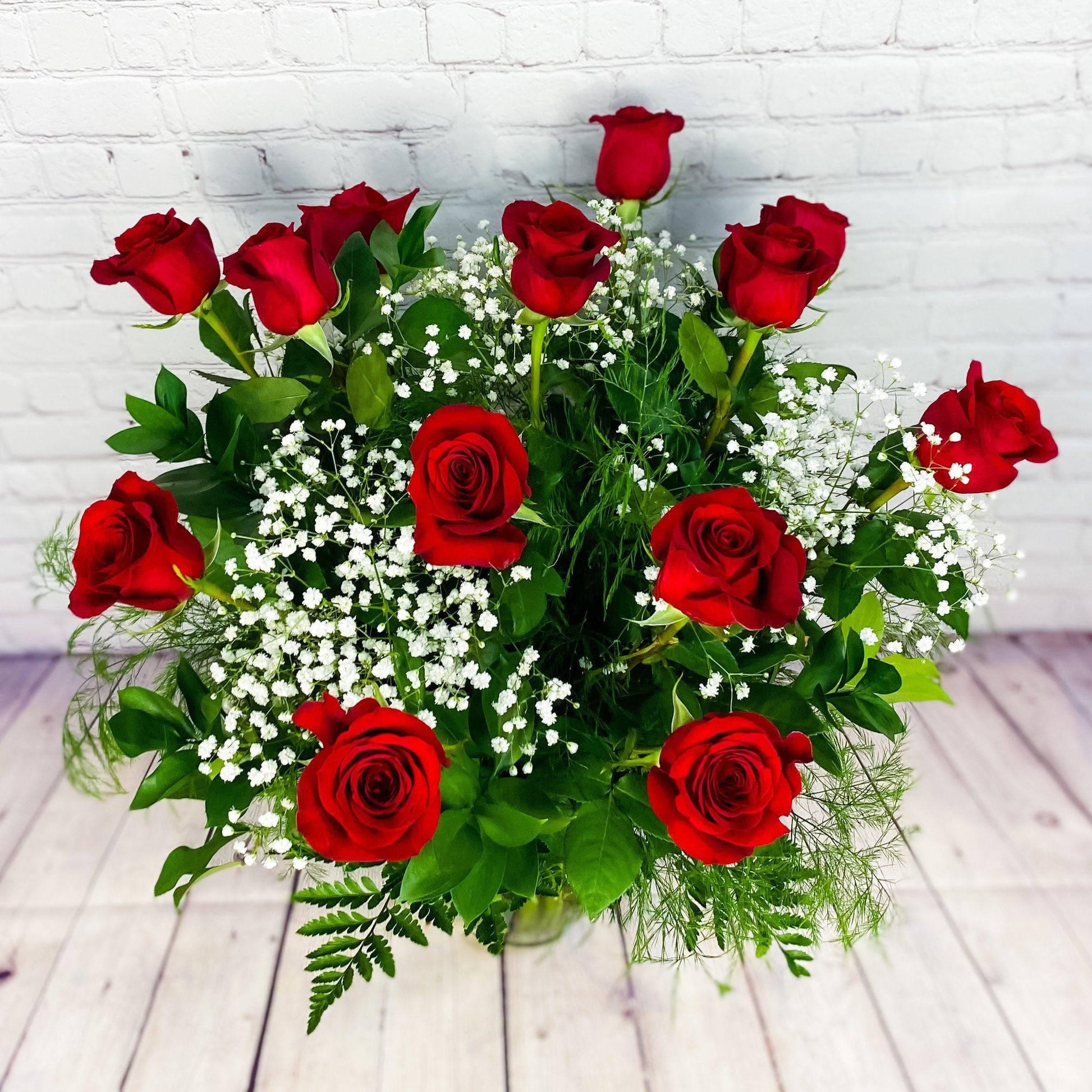 Red Roses, One Dozen, Premium Long Stem Rose - DGM Flowers  | Fort Lauderdale Florist