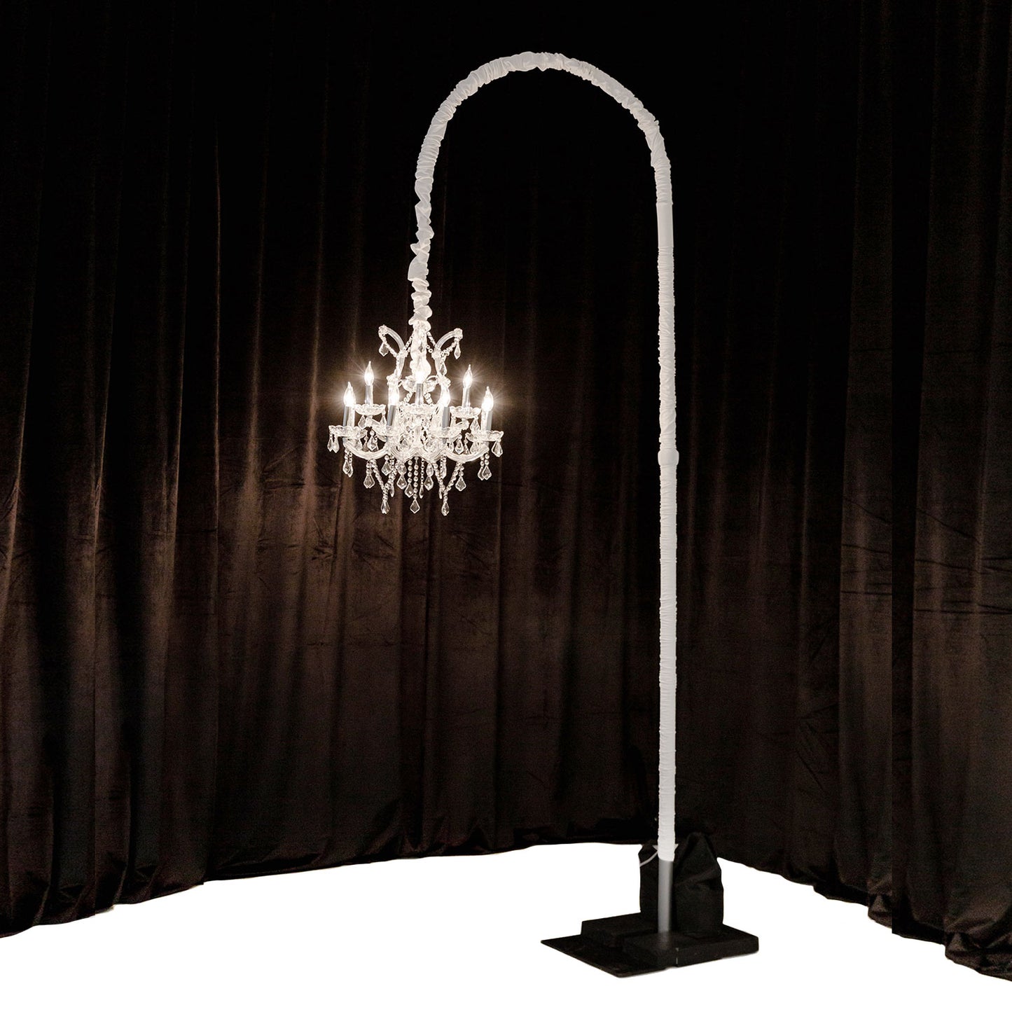 Chandelier on  Stand
