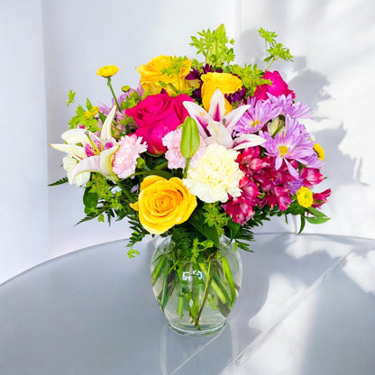 Blooming Spring Flowers Bouquet by DGM Flowers