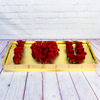 Golden Love Rose Box