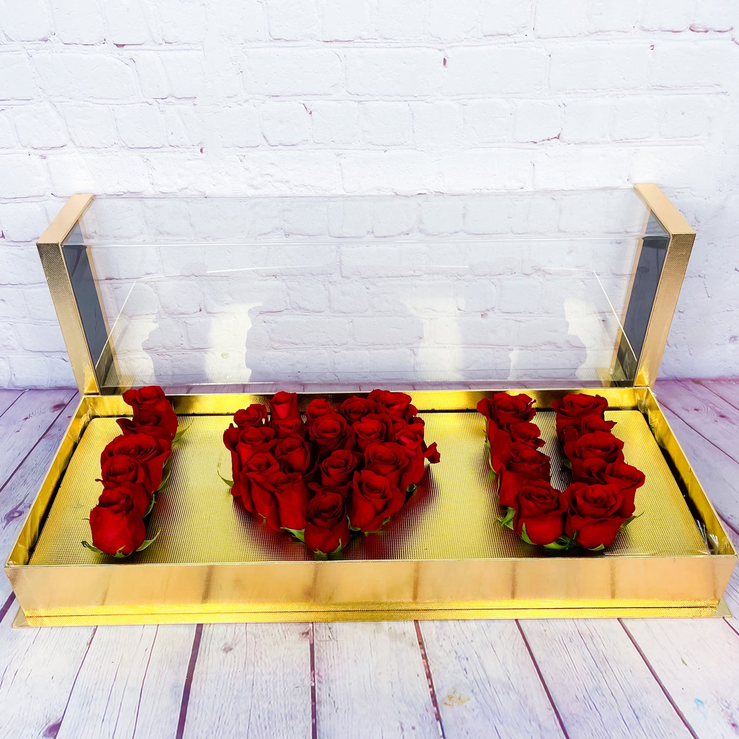 Golden Love Rose Box