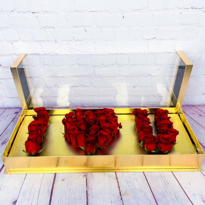 Golden Love Rose Box