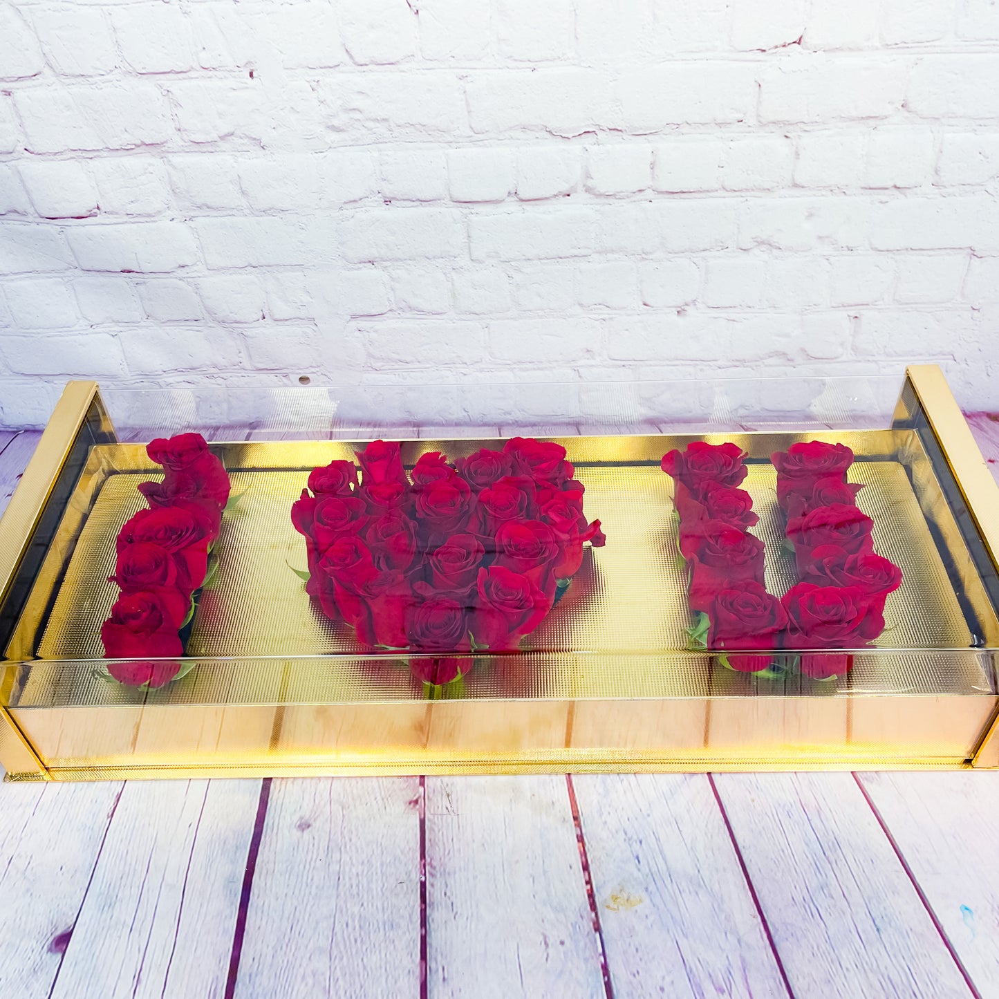 Golden Love Rose Box