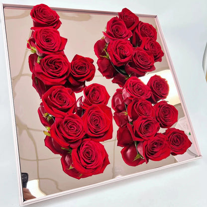 Love In Rose Mirror Box