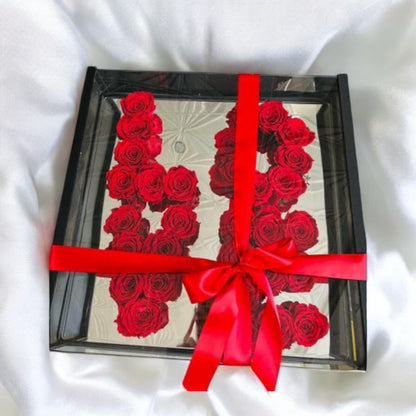 Love In Rose Mirror Box