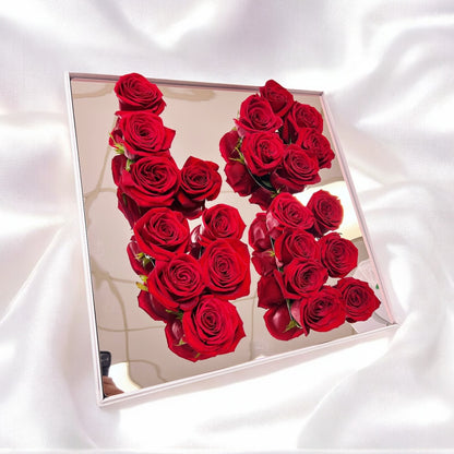 Love In Rose Mirror Box