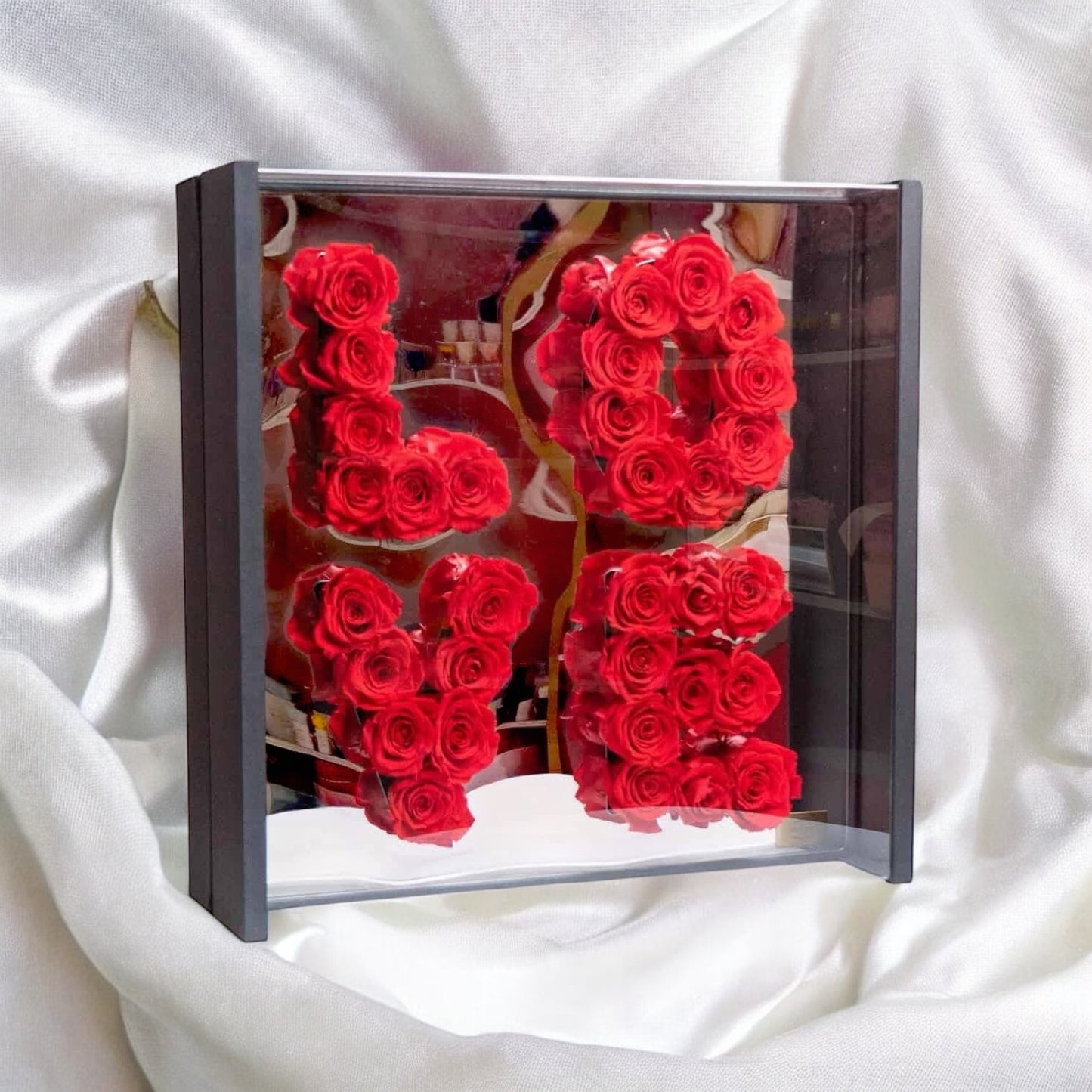 Love In Rose Mirror Box