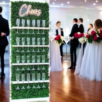 Boxwood Champagne Wall