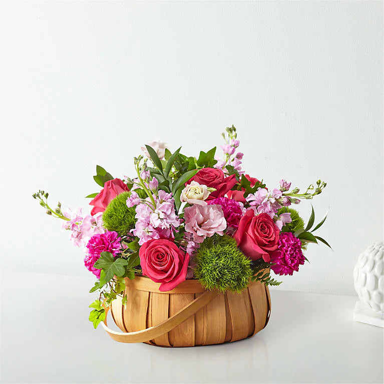 Radiance in Bloom Flower Basket