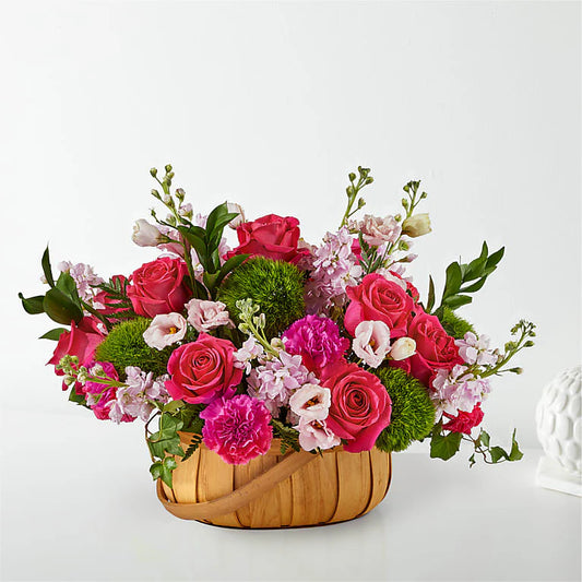 Radiance in Bloom Flower Basket