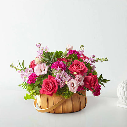 Radiance in Bloom Flower Basket