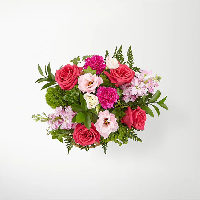 Radiance in Bloom Flower Basket