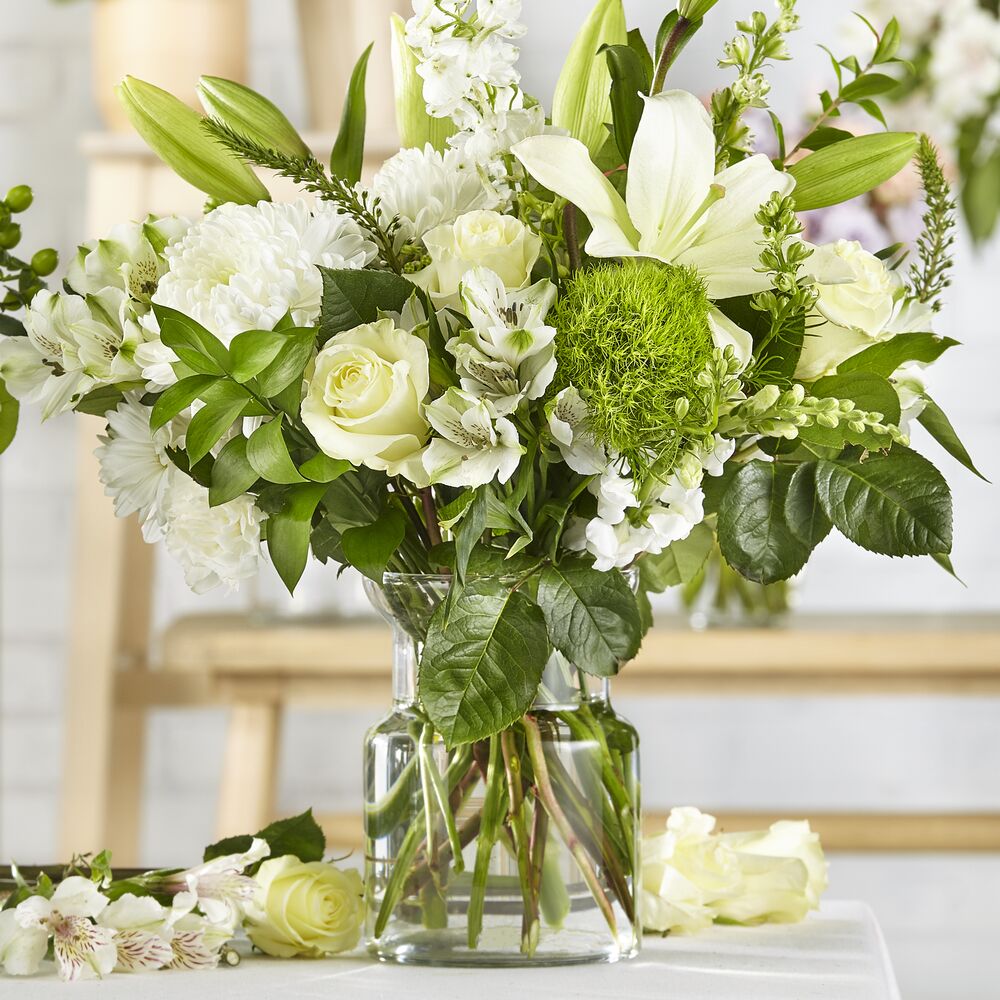 Classic Ivory Flower Bouquet