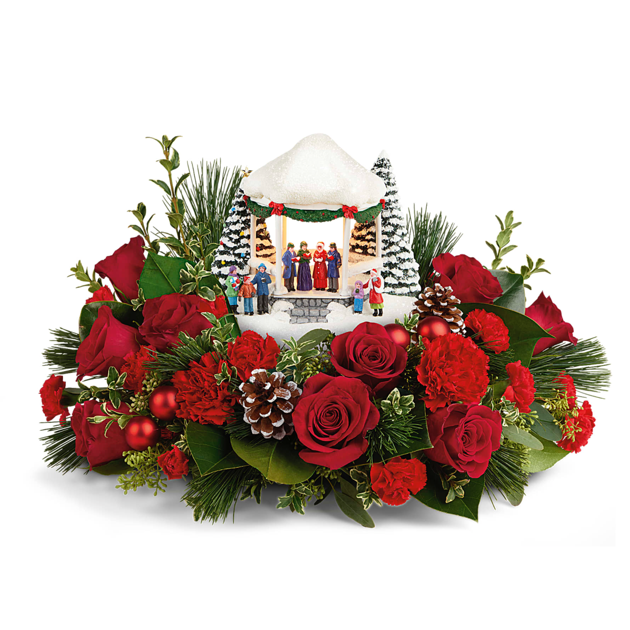 Thomas Kinkade's Christmas Arrangement - DGM Flowers  | Fort Lauderdale Florist