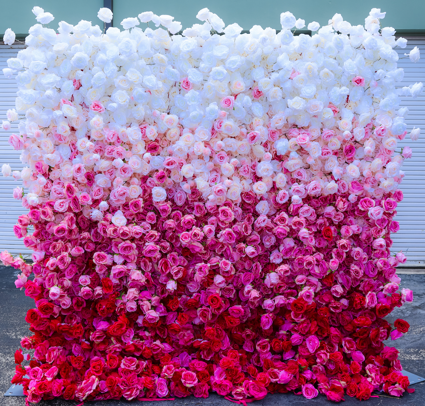 Ombre Flower Wall