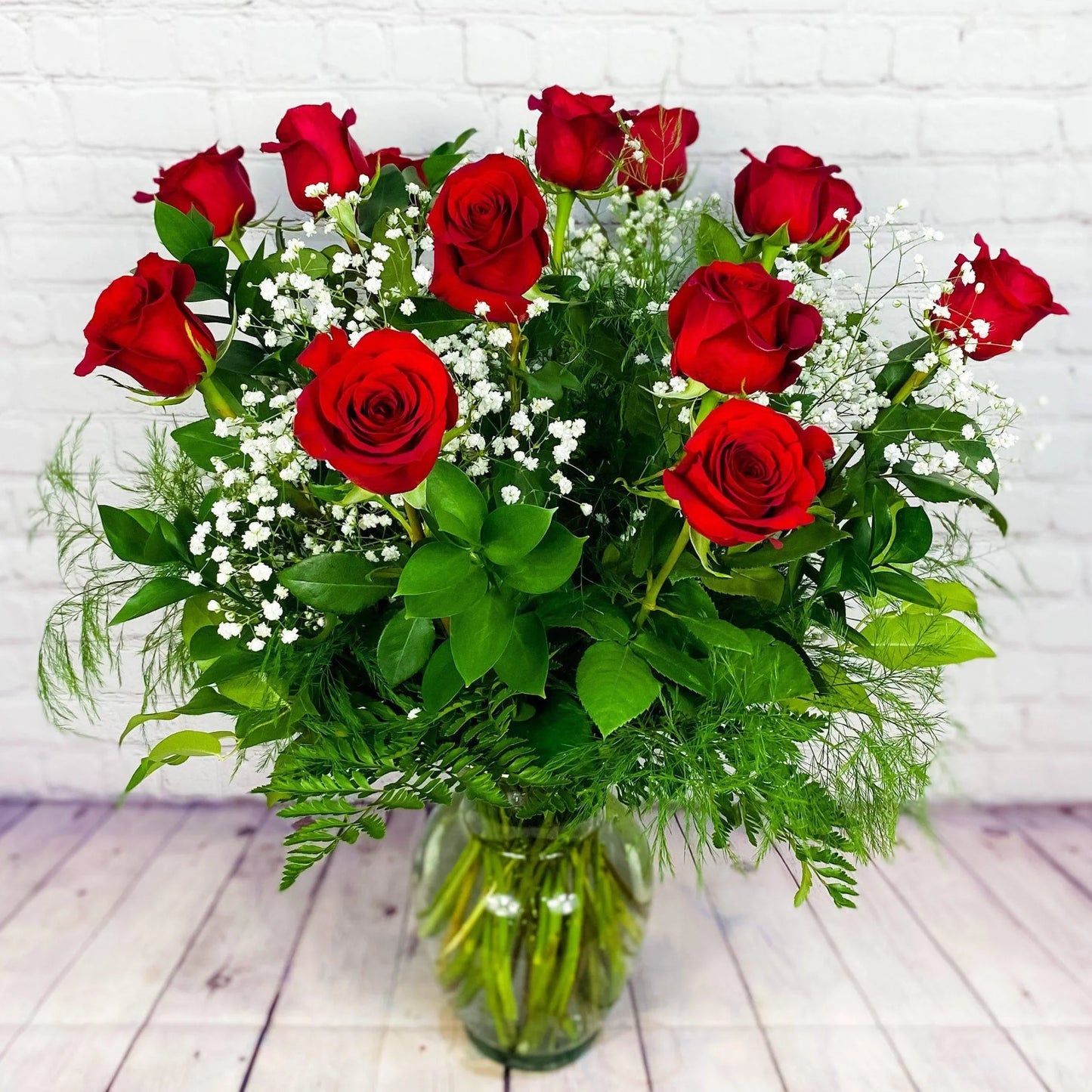Traditional Red Roses - Premium Long Stem Rose - DGM Flowers  | Fort Lauderdale Florist