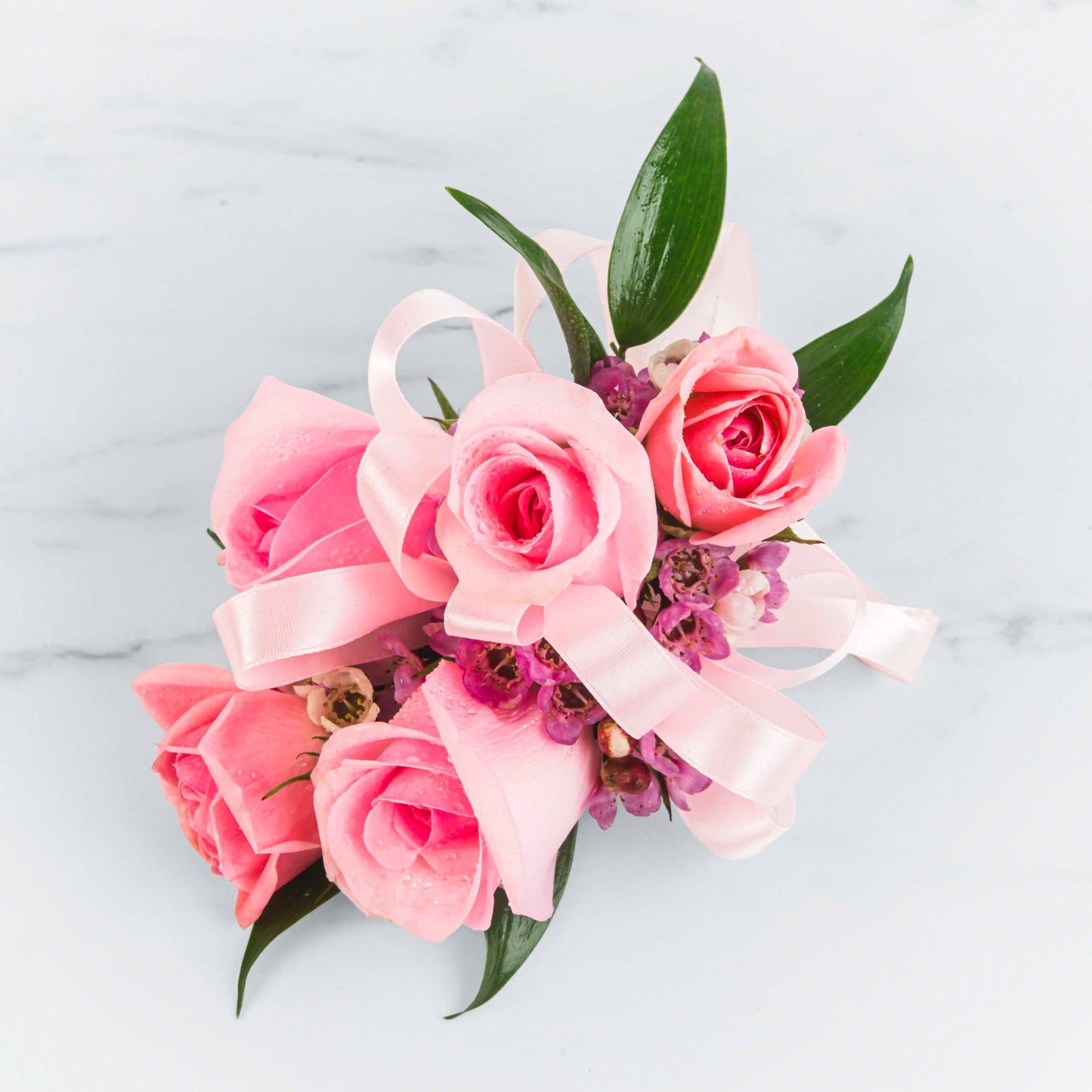 Pink Spray Rose Corsage