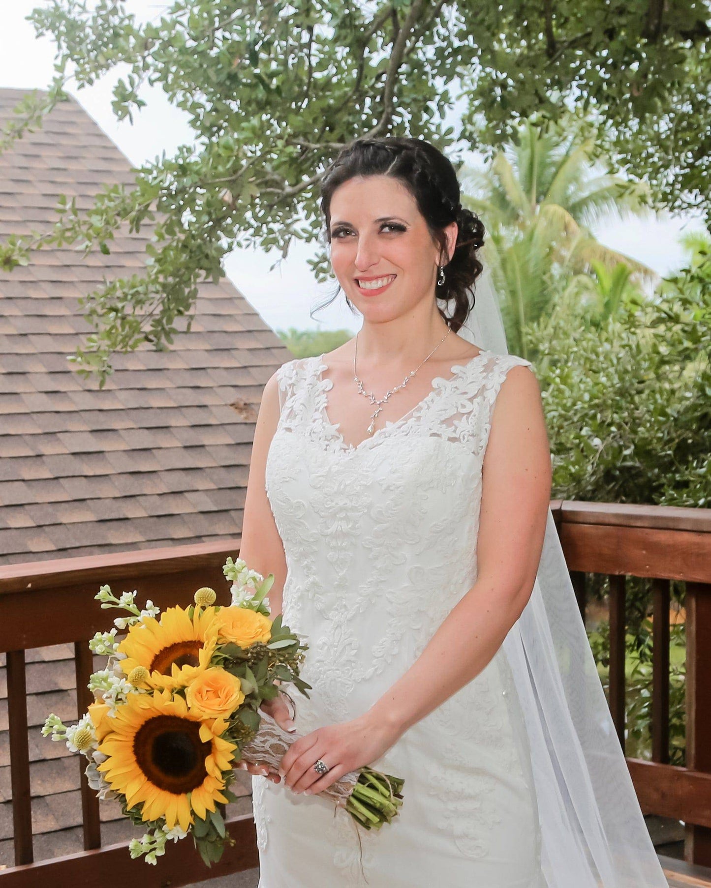 Jenna Sunflower Wedding Bouquet