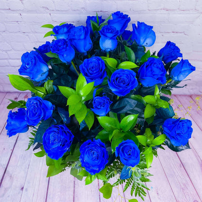 Blue Rose Bouquet