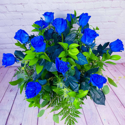 Blue Rose Bouquet