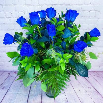 Blue Rose Bouquet