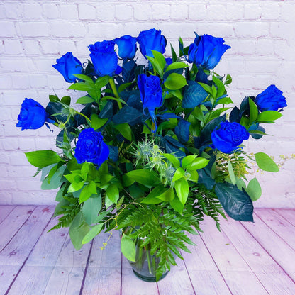 Blue Rose Bouquet