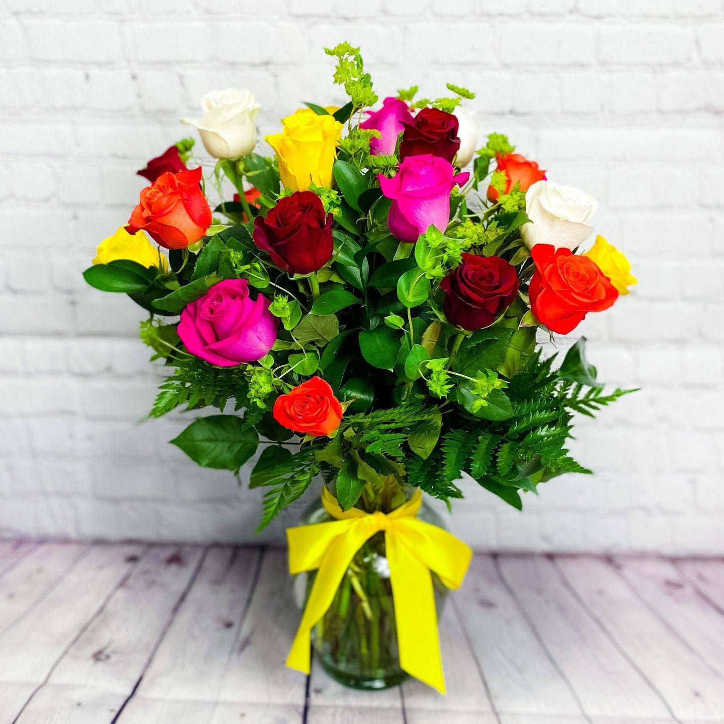 Two Dozen, Assorted Color Rose