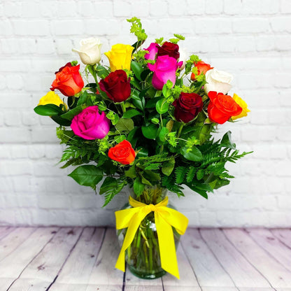 Two Dozen, Assorted Color Rose
