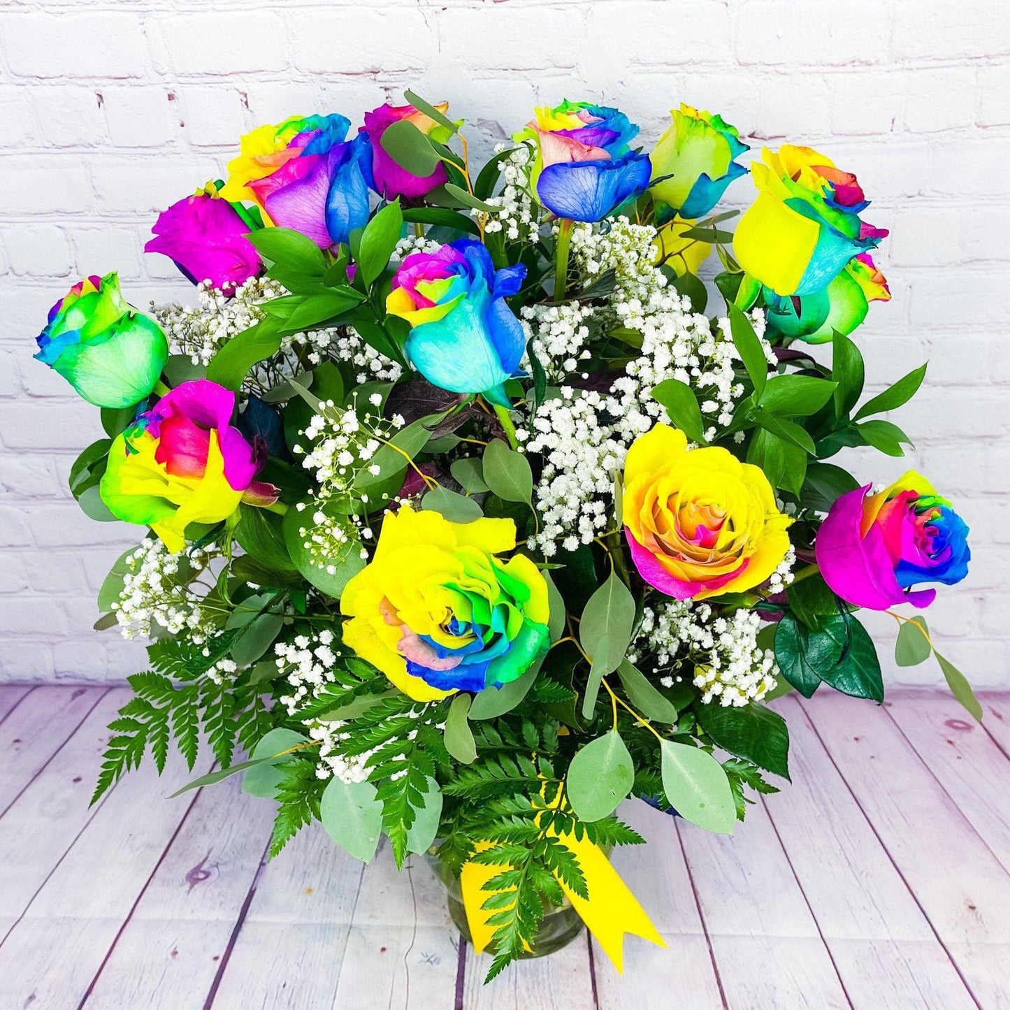 Rainbow Rose Bouquet