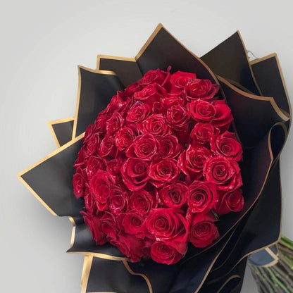 Ultimate Luxury Wrapped Rose Bouquet