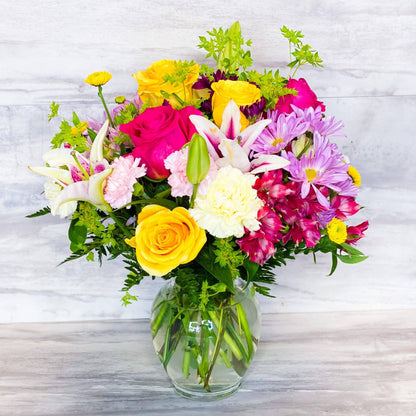 Blooming Spring Flowers Bouquet by DGM Flowers