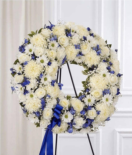 Serene Sympathy Circle Wreath