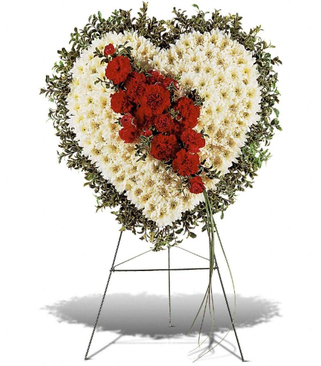 Tribute Heart Funeral Spray