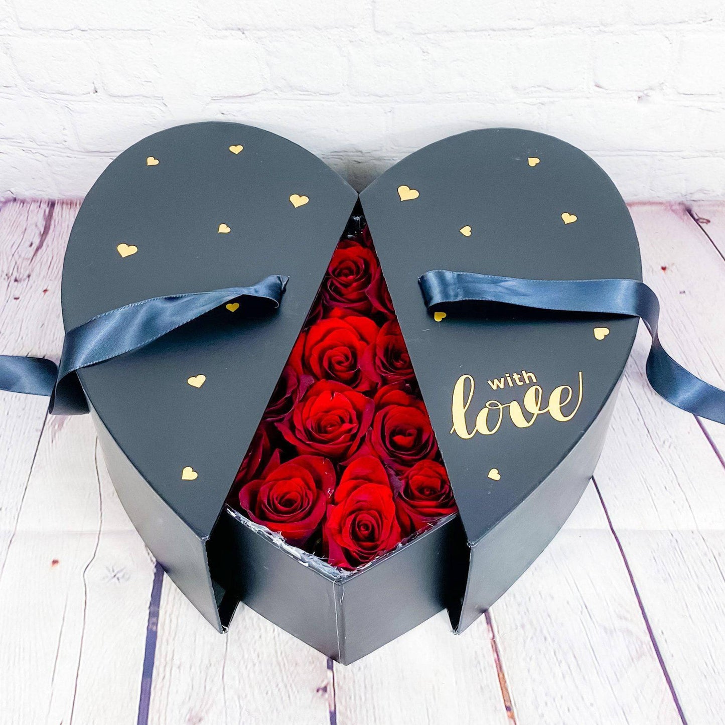 Rose Heart Locket Box