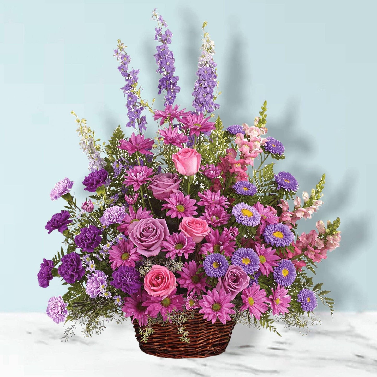 Gracious Lavender Basket