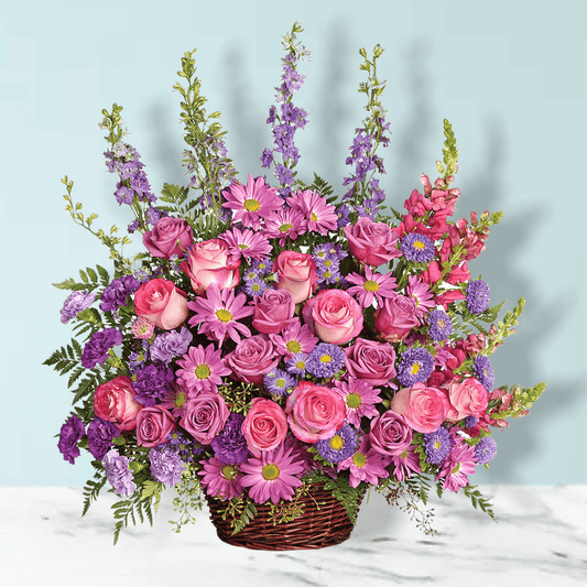 Gracious Lavender Basket