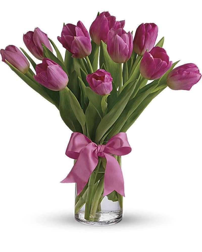 Precious Pink Tulips Bouquet