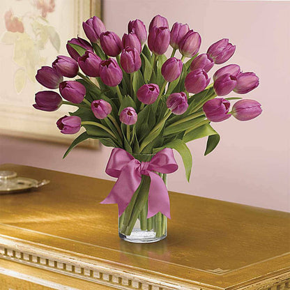 Precious Pink Tulips Bouquet