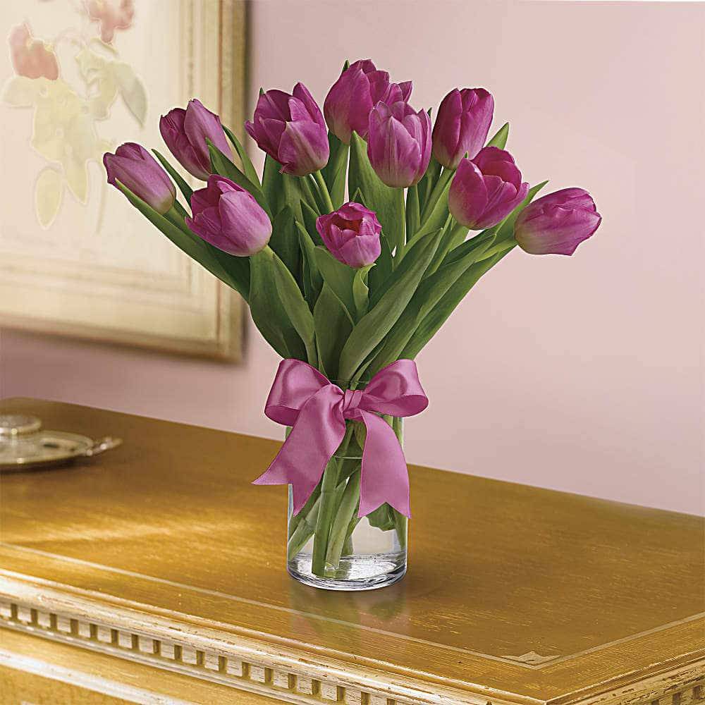 Precious Pink Tulips Bouquet