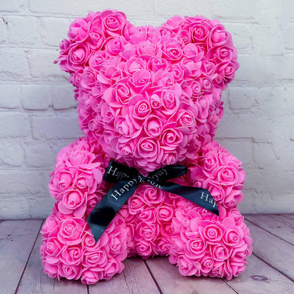 Gift Wrapped Rose Bears (Large)