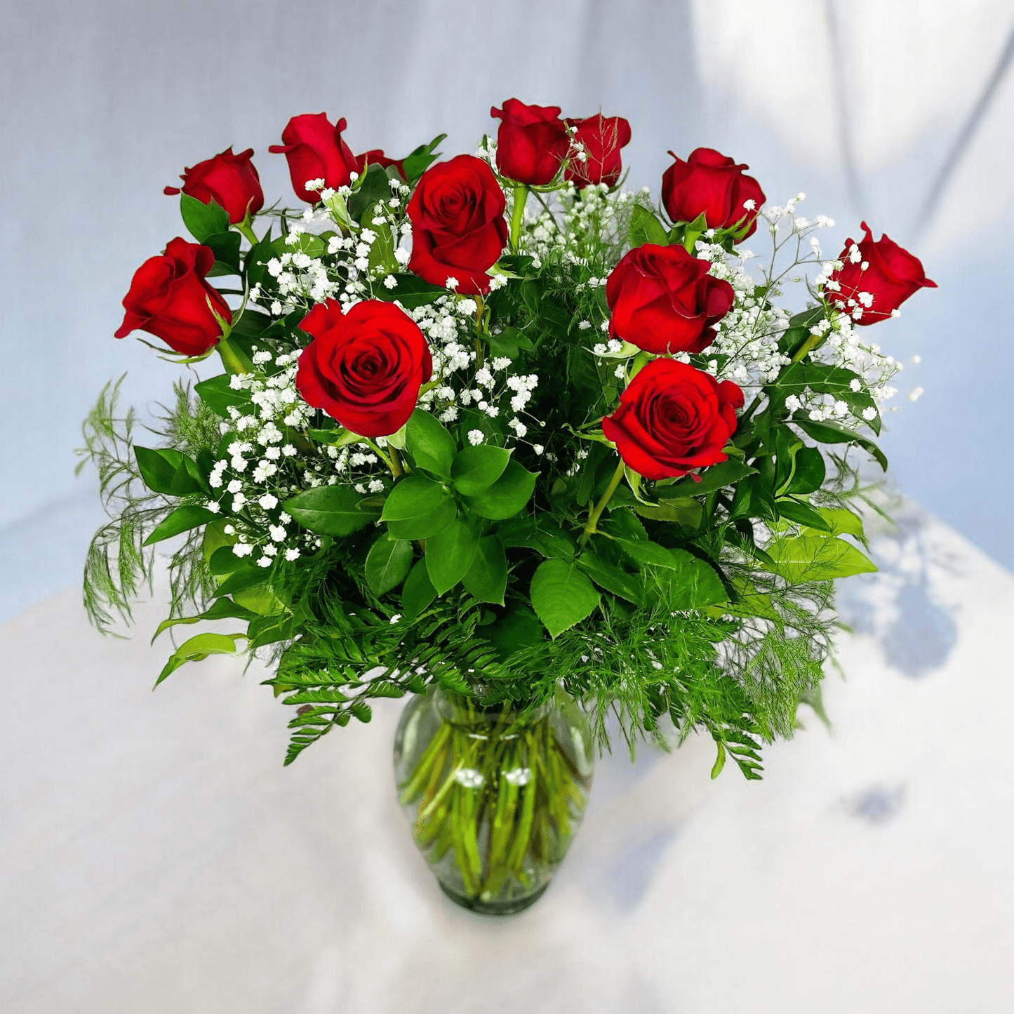 Beautiful Red Roses Bouquet - Premium Long Stem Rose