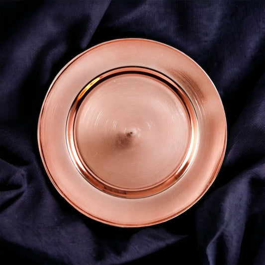 Rose Gold Charger Plate